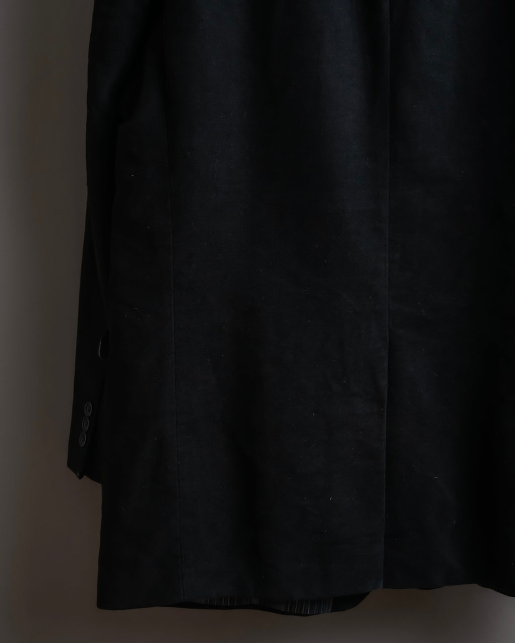 "BALMAIN" Elegant lustrous cotton oversized tailored jacket