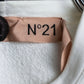 "Ｎ21 NUMERO VENTUNO" Back ribbon detail crew neck T-shirt