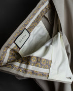 "GUCCI" 21SS Label attached single 2B tailored jacket setup