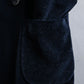 "Y's" Double breasted waist shaped velour tailored coat