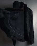 Chaqueta de piel con bordado de cuentas de los años 00 de Ralph Lauren