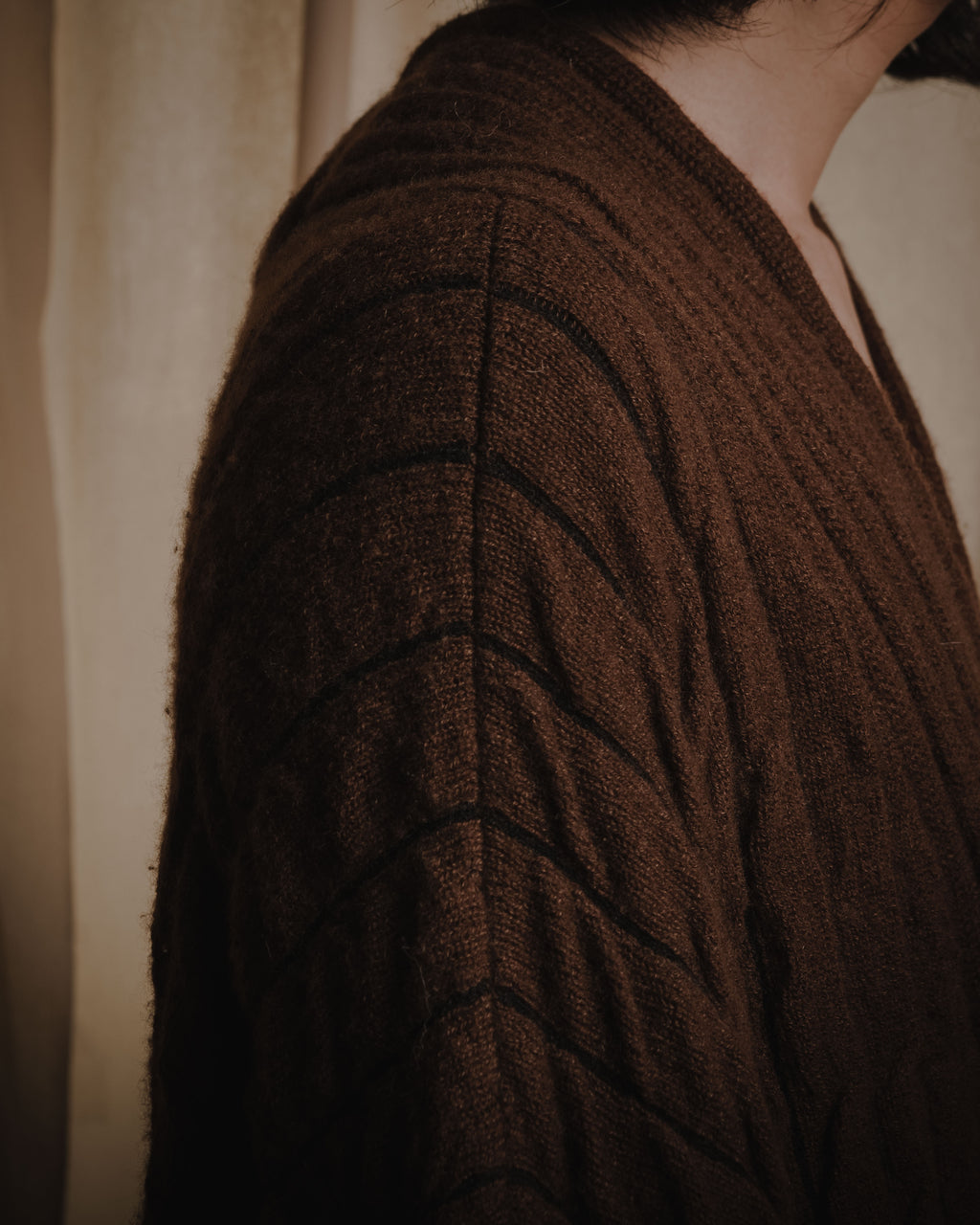 "Salvatore Ferragamo" 00’s Cashmere blend shawl-collar knit cardigan