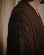 "Salvatore Ferragamo" 00’s Cashmere blend shawl-collar knit cardigan