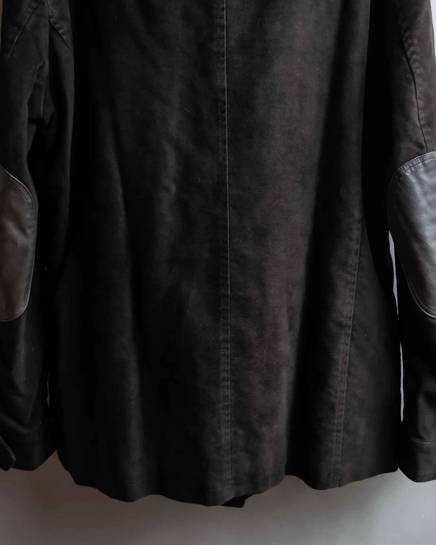 "ARMANI COLLEZIONI" Military detail elbow patch zip-up jacket