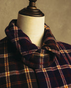 “sacai” 2010's Tartan wool cashmere padded hybrid coat