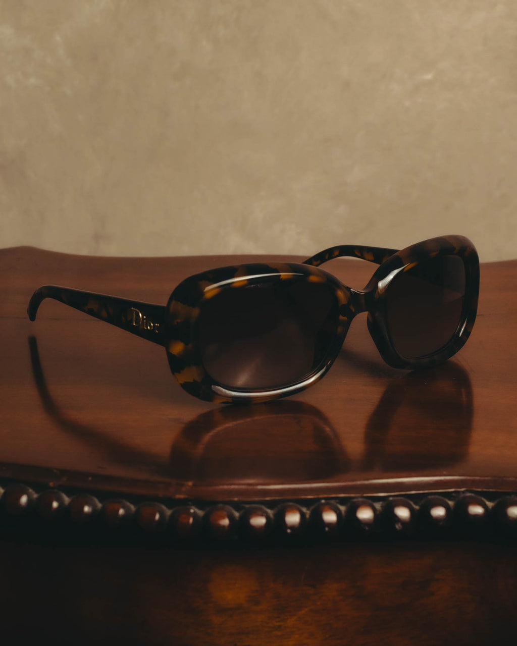 -SPECIAL- "Christian Dior" 90's Tortoiseshell oversized square sunglasses