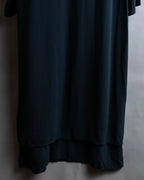 "Maison Martin Margiela" Beautiful draped navy 3-way dress