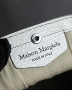"MAISON MARGIELA" 5AC small white color 2way leather bag