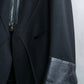 "GIORGIO ARMANI" Riders detail leather switching jacket