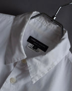 "COMME des GARCONS HOMME PLUS" 15SS Ripped cutting design cotton shirt