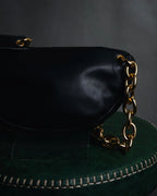 –SPECIAL– "BOTTEGA VENETA" 20’s sculptural chain pouch clutch
