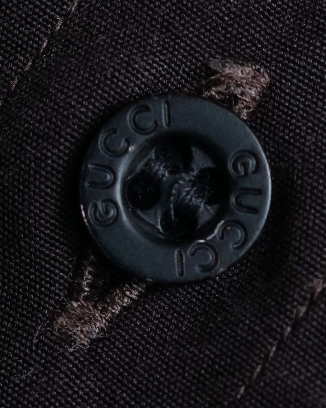 "GUCCI" Spread collar embroidered cotton shirt