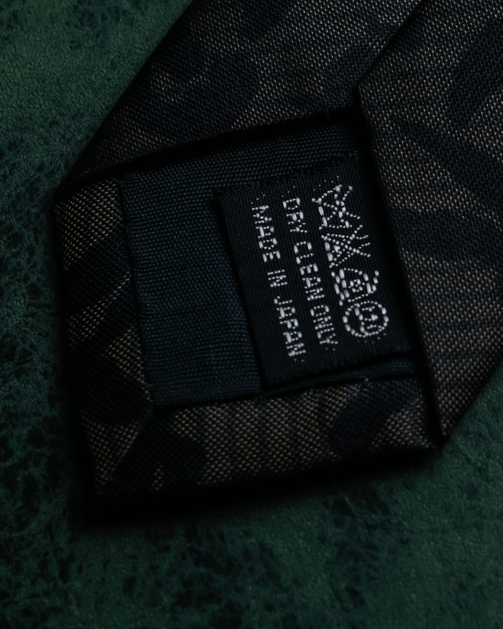 "JEAN PAUL GAULTIER" Typography logo pattern silk neck tie