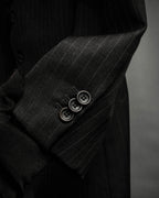 "ARMANI COLLEZIONI" Classic Italian tailoring stripe pattern set up