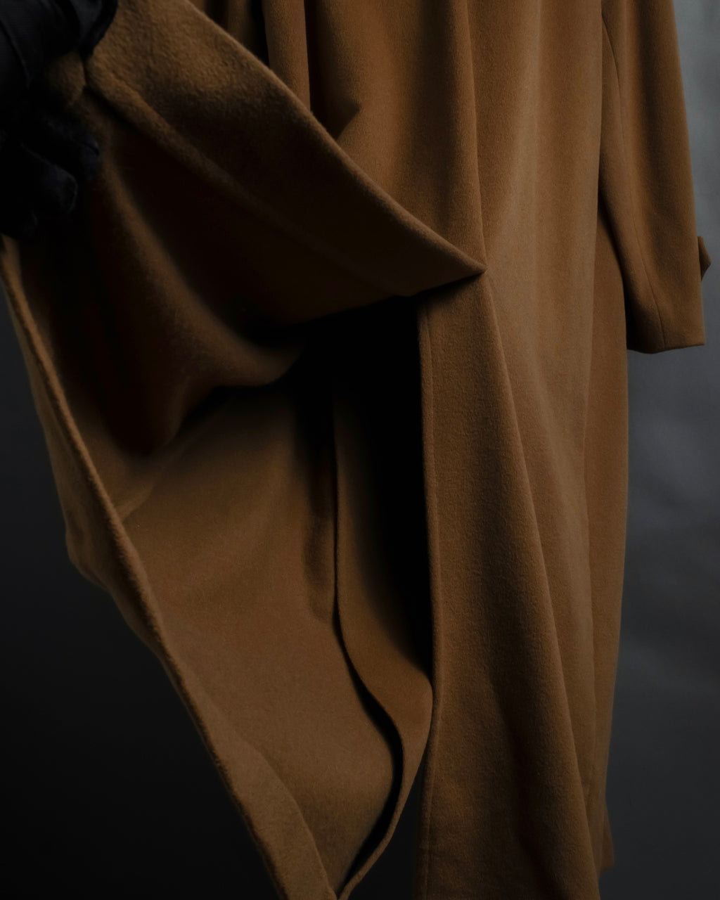 "FENDI" 90's Italian classic 100% cashmere belted coat