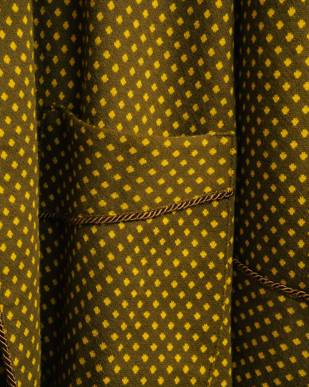 -MOOD Vintage Collections- 80’s Geometric pattern knit gown coat