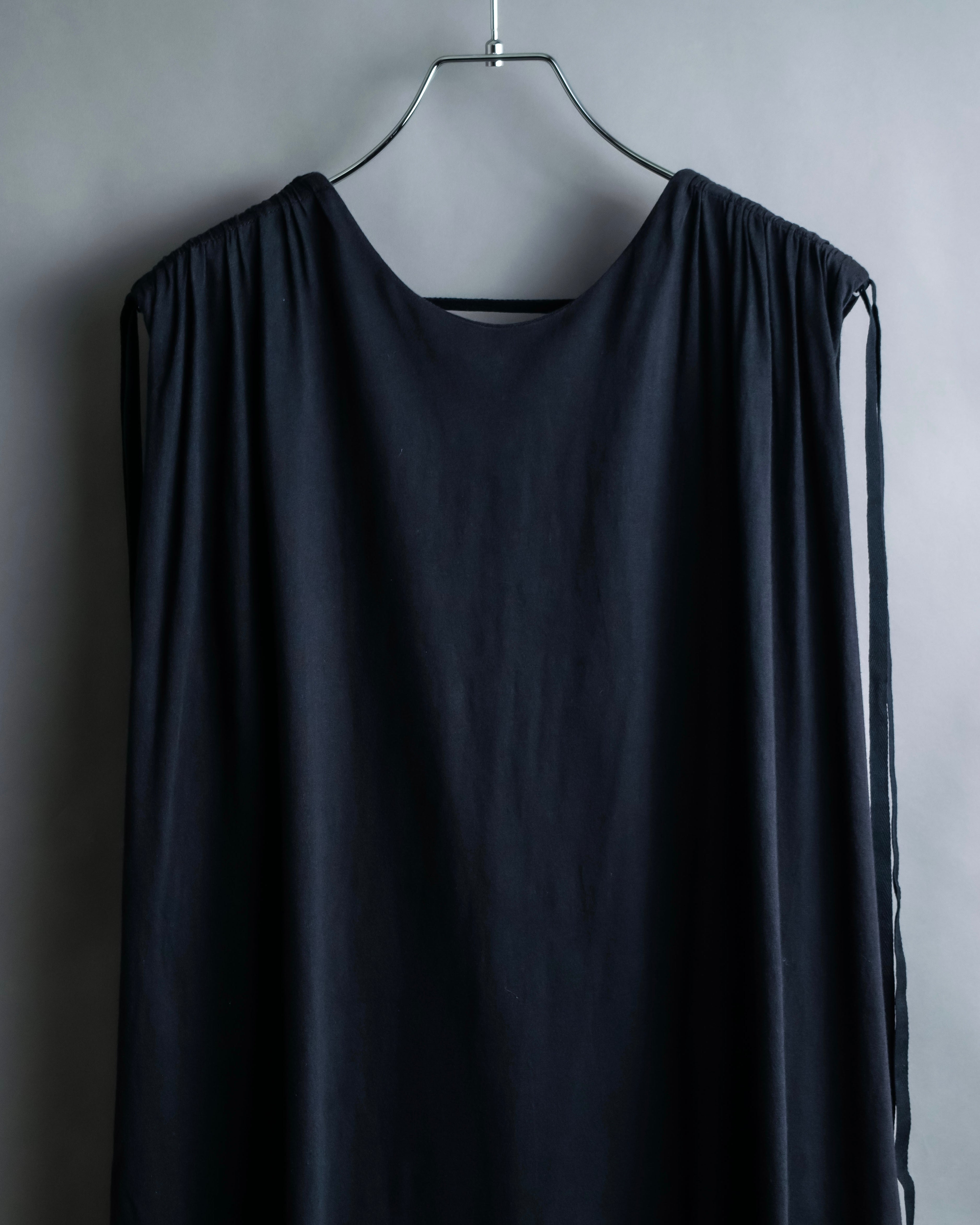 “N°21” Lace up designed no sleeves one piece