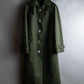 "BAVARIA LODEN" Vintage 2way stand collar wool long coat