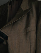 "BURBERRY LONDON" 00's-10's Classic striped double-breasted wool suit