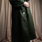 "BAVARIA LODEN" Vintage 2way stand collar wool long coat