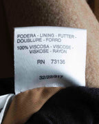 "Max Mara" Buttonless straight line beige chester coat