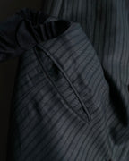 "Acne Studios" Antique design long striped coat