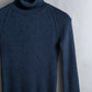 "GUCCI" Ribbed turtleneck fleece wool knit