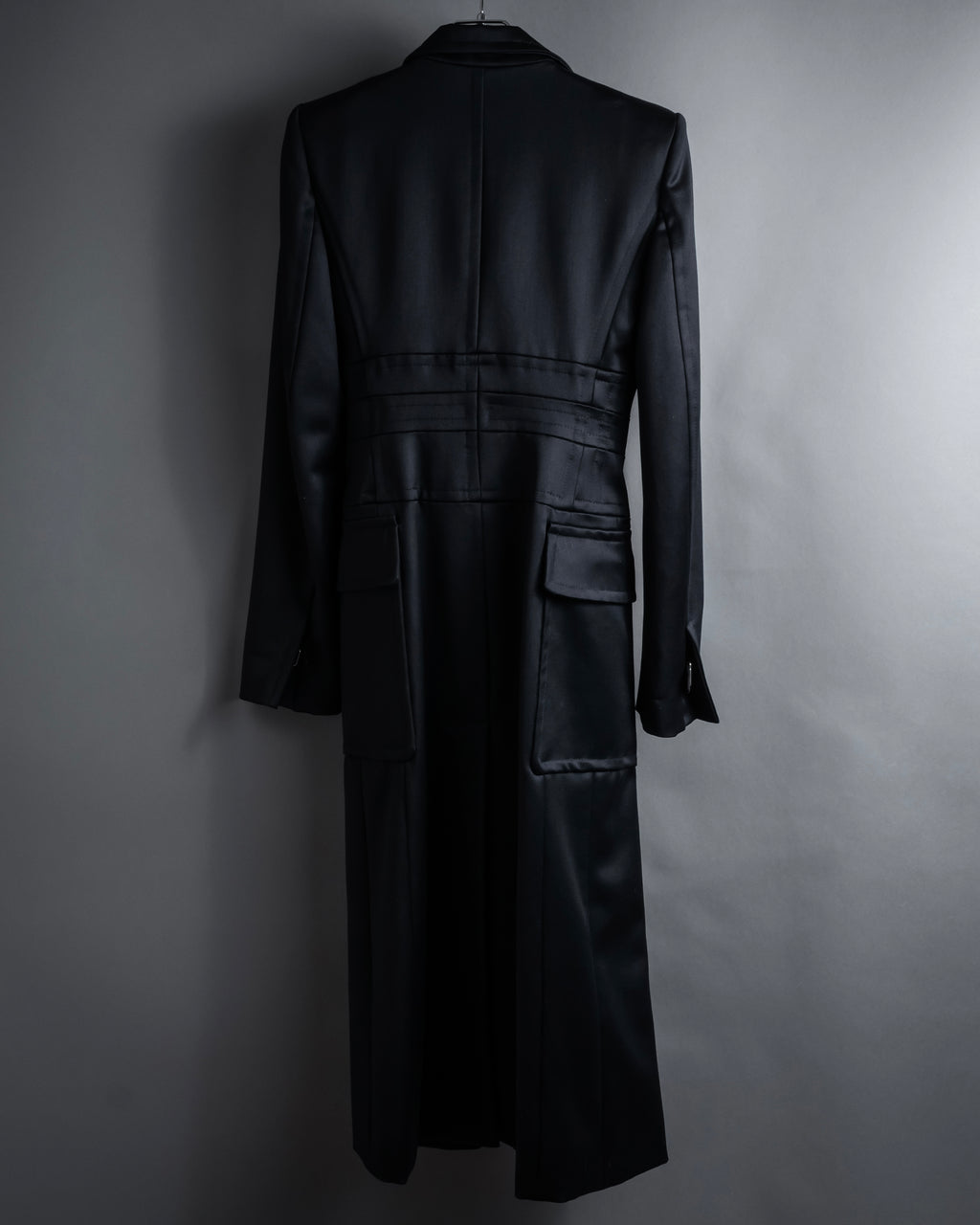 -SPECIAL- "YVES SAINT LAURENT rive gauche" 03 year Tom Ford period corset design long coat
