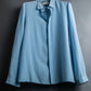 "GUCCI" 100% silk concealed placket shirt