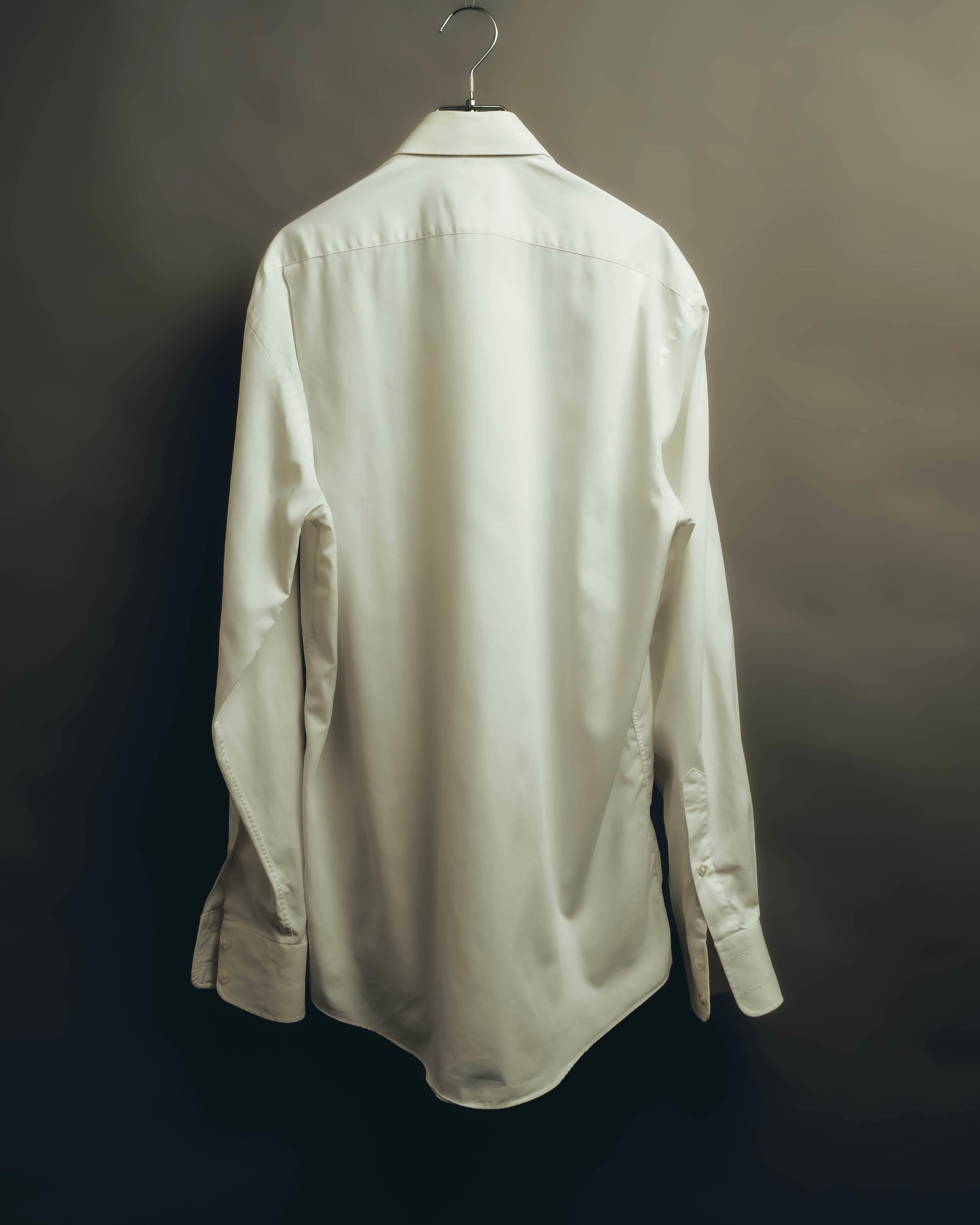 "Yves Saint Laurent" 80's-90's Classic off white dress shirt