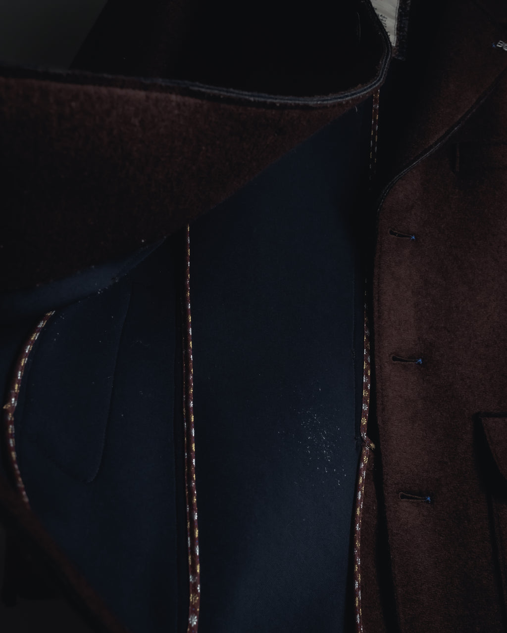 "BOB" Brushed wool single-breasted coat