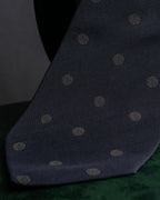 "GIORGIO ARMANI" Dot pattern silk  necktie