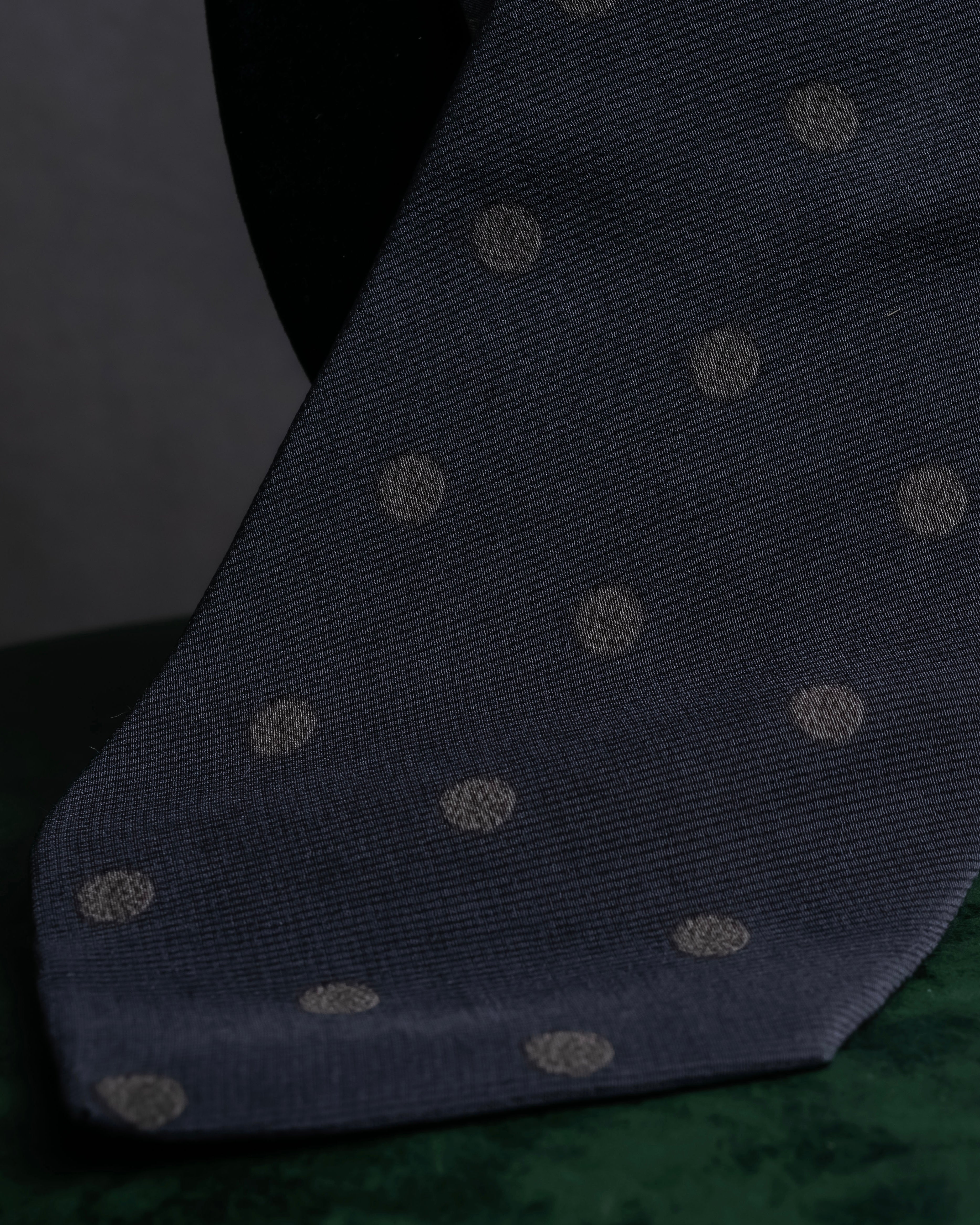 "GIORGIO ARMANI" Dot pattern silk  necktie