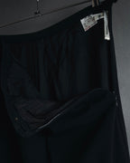 "YVES SAINT LAURENT" Elegant draped tailored slacks