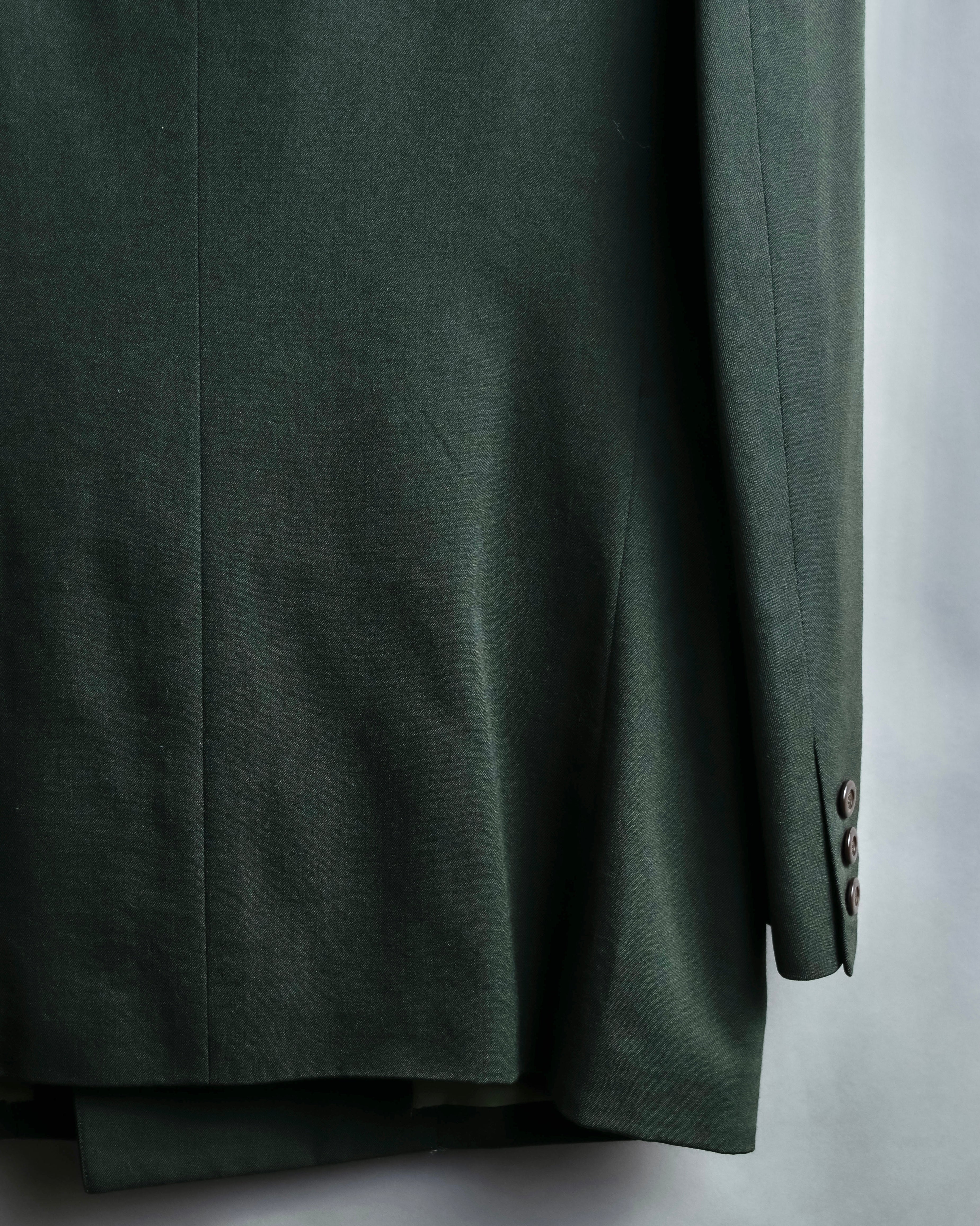 “Jean Paul Gautier” Patterned lining 8B double jacket set up