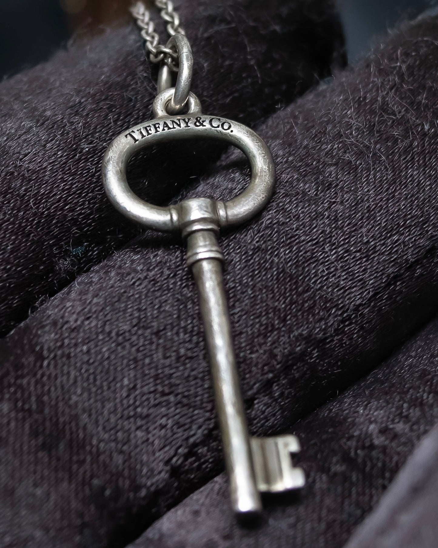 "Tiffany&Co" Key design necklace