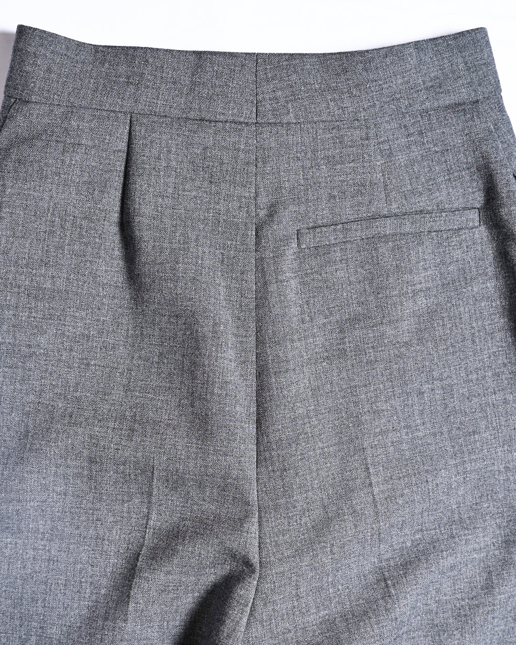 LOEWE by Jonathan Anderson/ High Waisted Beautiful Straight Silhouette Trousers Gray