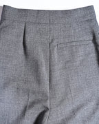 LOEWE by Jonathan Anderson/ High Waisted Beautiful Straight Silhouette Trousers Gray
