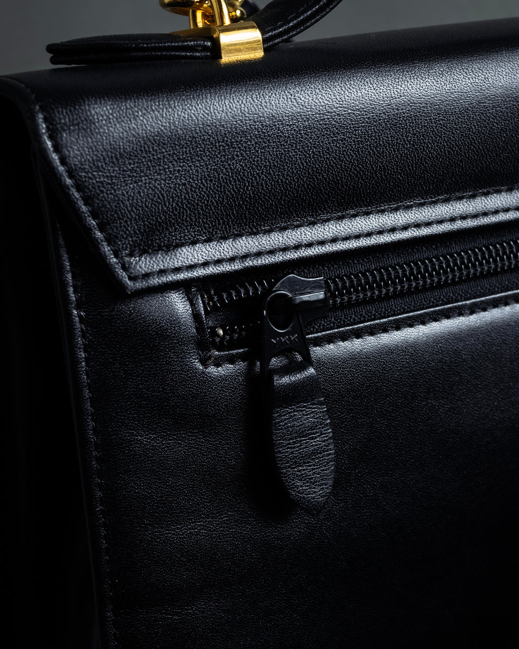 "JUNKO KOSHINO" Geometric motif design 2-way leather shoulder bag