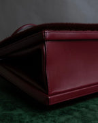 "LOEWE" Seal fur leather hand bag