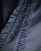 “GUCCI” 2015-2016 Ruffled collar cotton shirt