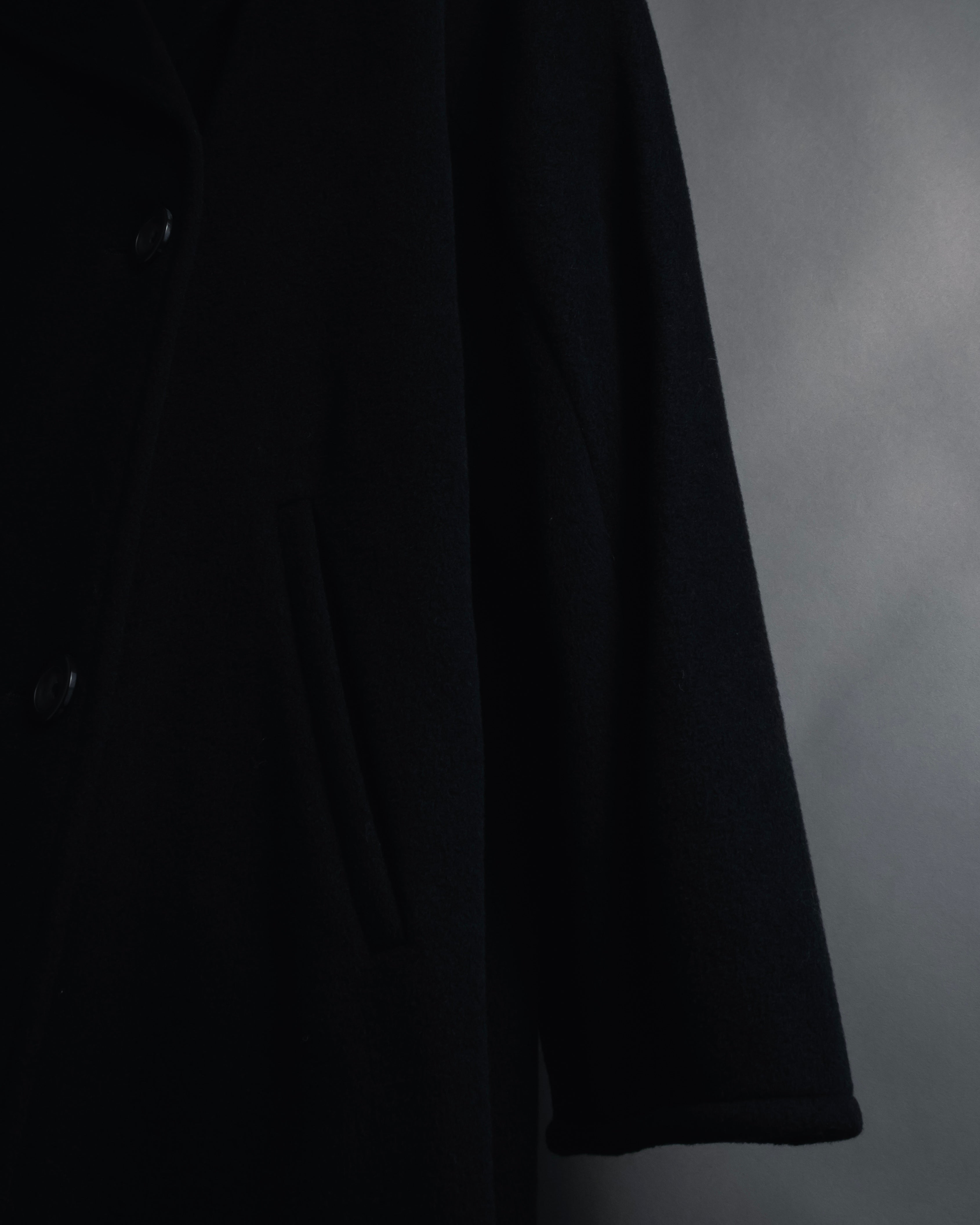 "Max Mara" 90’s-00’s Double-breasted virgin wool coat