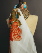 "Christian Dior" 80's-90's Elegant silk scarf