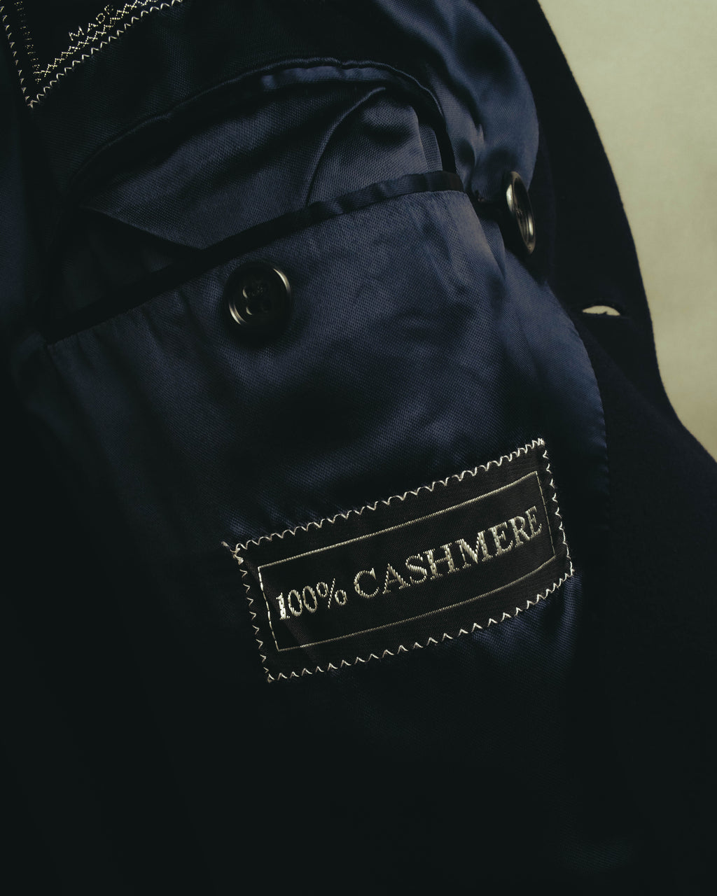 “Burberrys” 80’s-90’s Oversized double-breasted cashmere chester coat