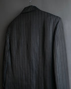 "Acne Studios" Antique design long striped coat