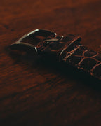 “EMPORIO ARMANI” Late 90’s-early 10’s Art deco rectangular leather strap watch