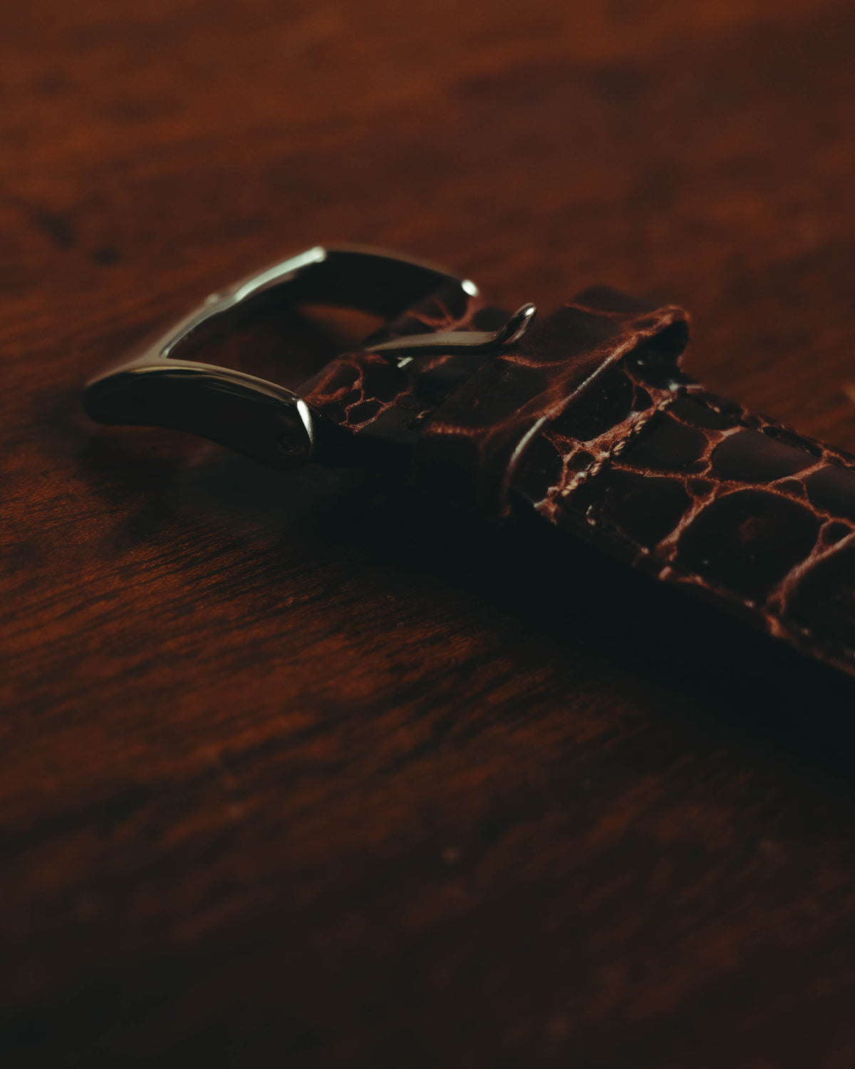 “EMPORIO ARMANI” Late 90’s-early 10’s Art deco rectangular leather strap watch