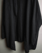 "Christian Dior" 90's-00's Open front wool silk pointelle knit cardigan