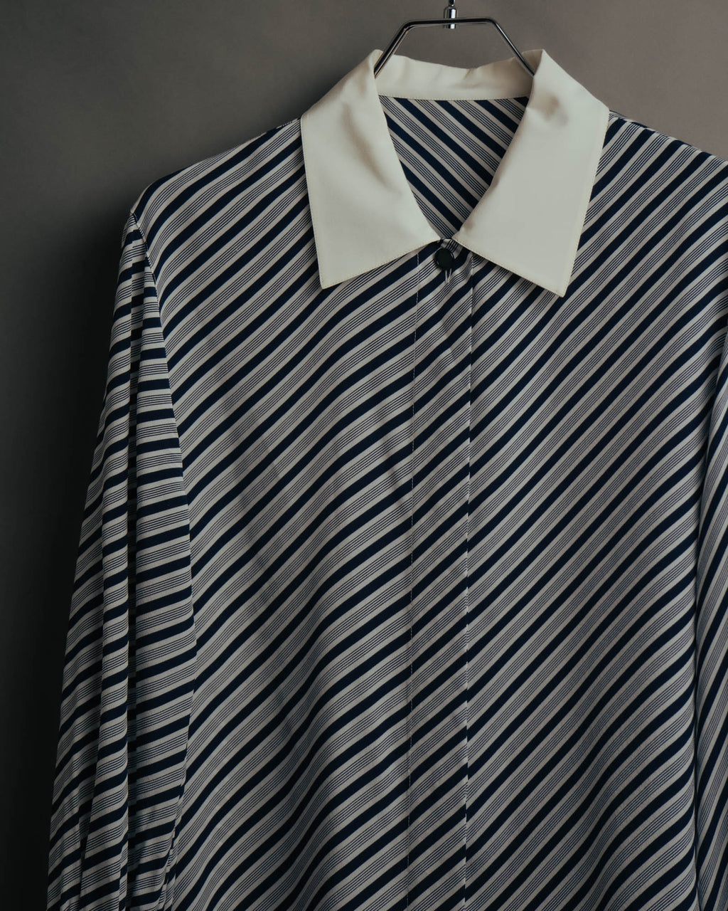 "Christian Dior" 80's-90's Striped silk blouse