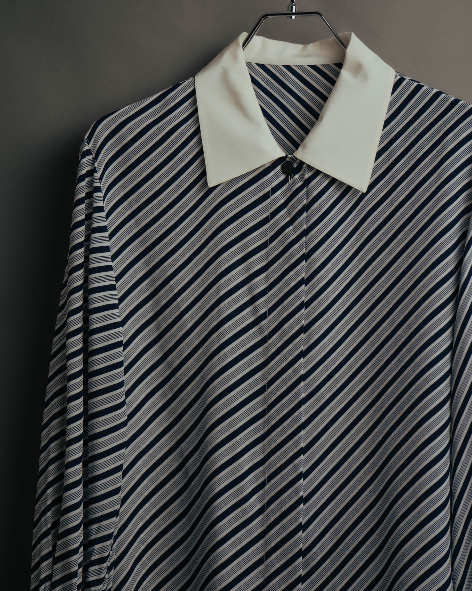 "Christian Dior" 80's-90's Striped silk blouse